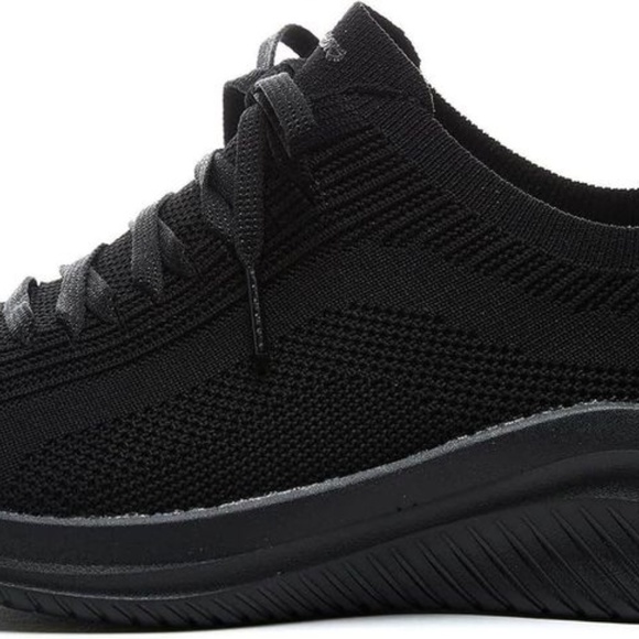BRAND NEW women skechers ultra flex light weight black shoes size US 10 - Picture 4 of 8